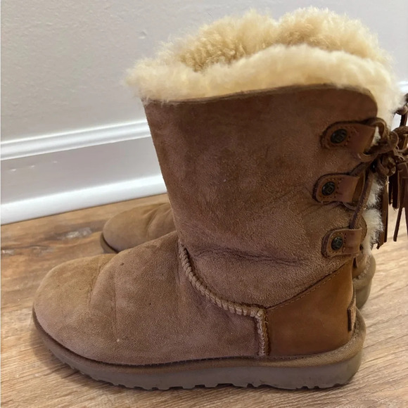 UGG Boots with Tassel Tie-Backs - Picture 1 of 6